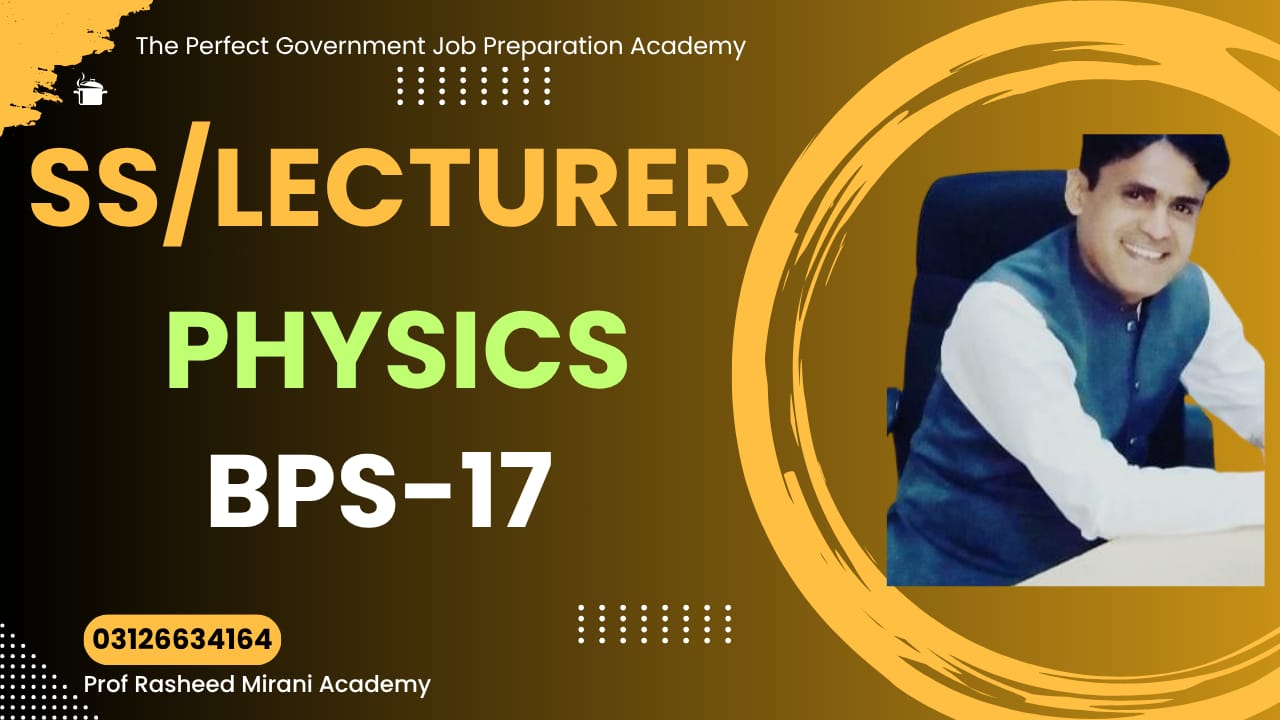 Subject Specialists/LECTURER BPS-17 Physics